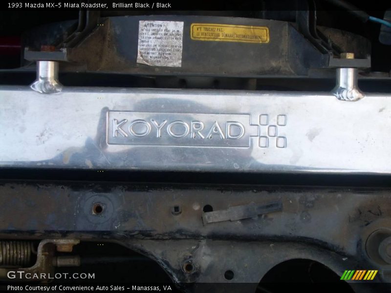 Brilliant Black / Black 1993 Mazda MX-5 Miata Roadster