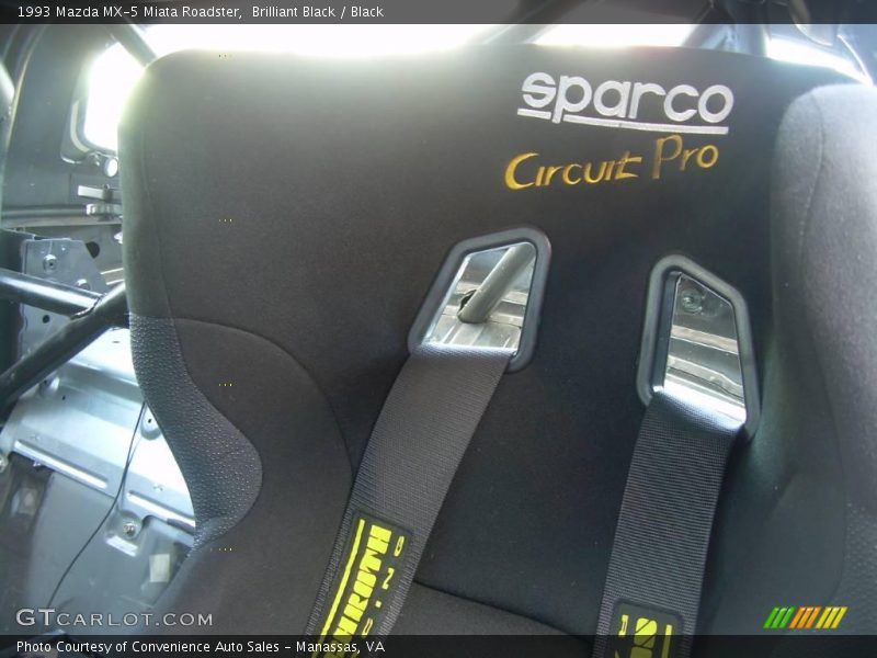 Brilliant Black / Black 1993 Mazda MX-5 Miata Roadster