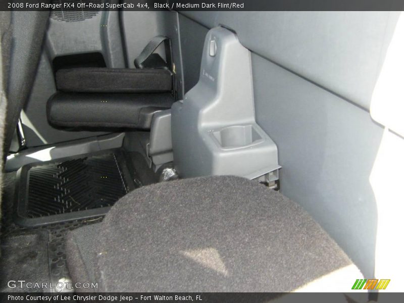 Black / Medium Dark Flint/Red 2008 Ford Ranger FX4 Off-Road SuperCab 4x4
