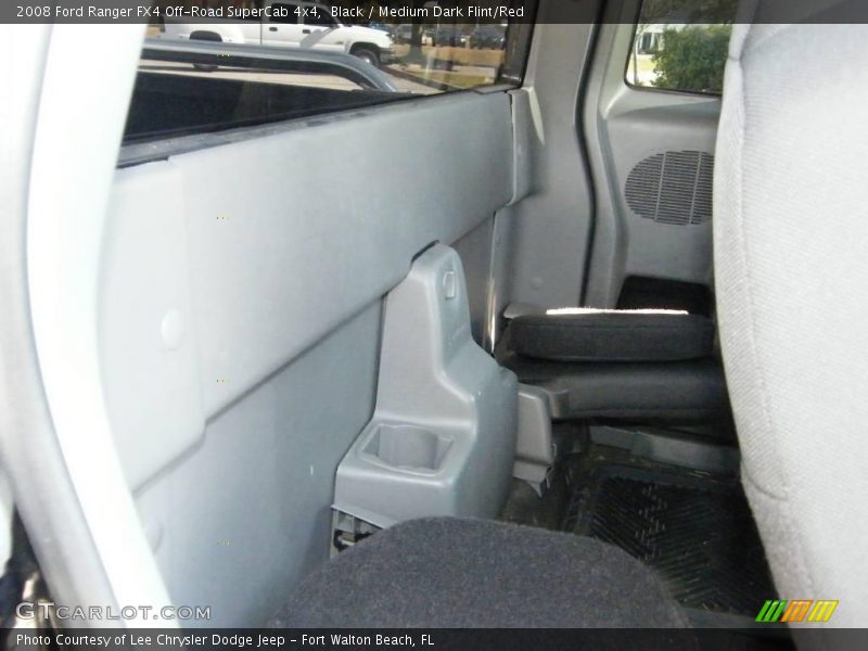 Black / Medium Dark Flint/Red 2008 Ford Ranger FX4 Off-Road SuperCab 4x4