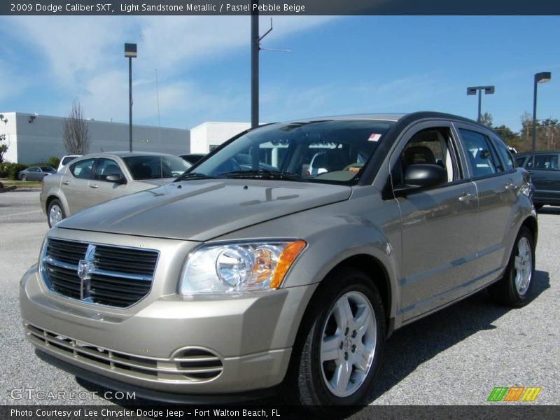 Light Sandstone Metallic / Pastel Pebble Beige 2009 Dodge Caliber SXT