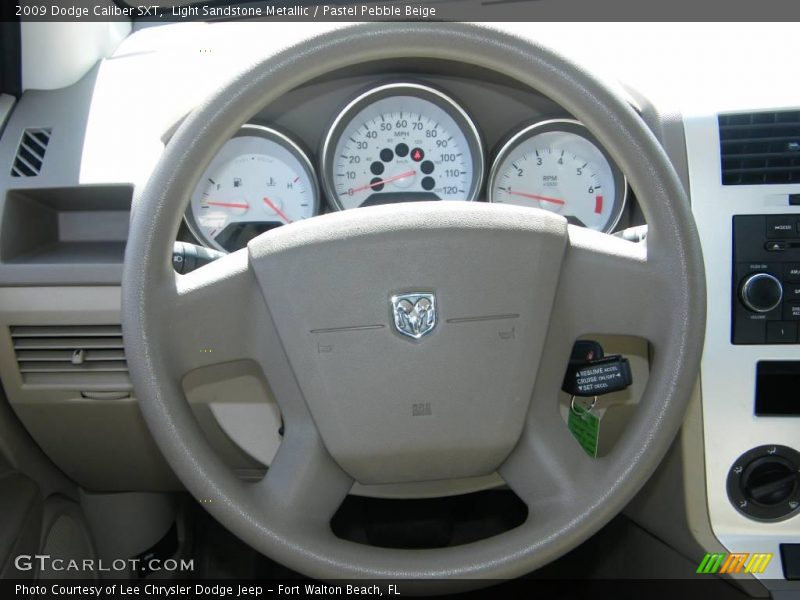 Light Sandstone Metallic / Pastel Pebble Beige 2009 Dodge Caliber SXT