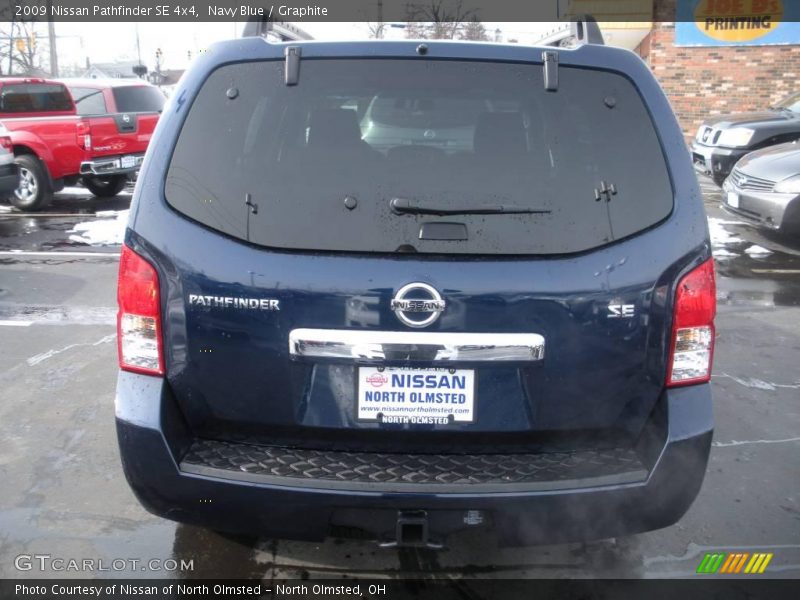 Navy Blue / Graphite 2009 Nissan Pathfinder SE 4x4