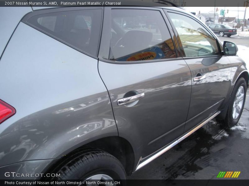 Platinum Pearl Matallic / Charcoal 2007 Nissan Murano SL AWD