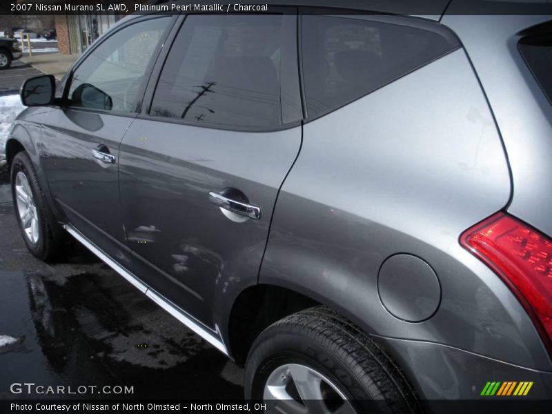Platinum Pearl Matallic / Charcoal 2007 Nissan Murano SL AWD