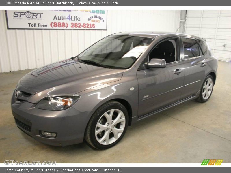 Galaxy Gray Mica / Black 2007 Mazda MAZDA3 s Sport Hatchback
