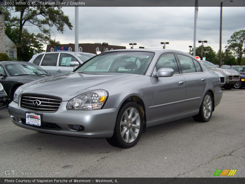 Titanium Silver / Graphite 2002 Infiniti Q 45