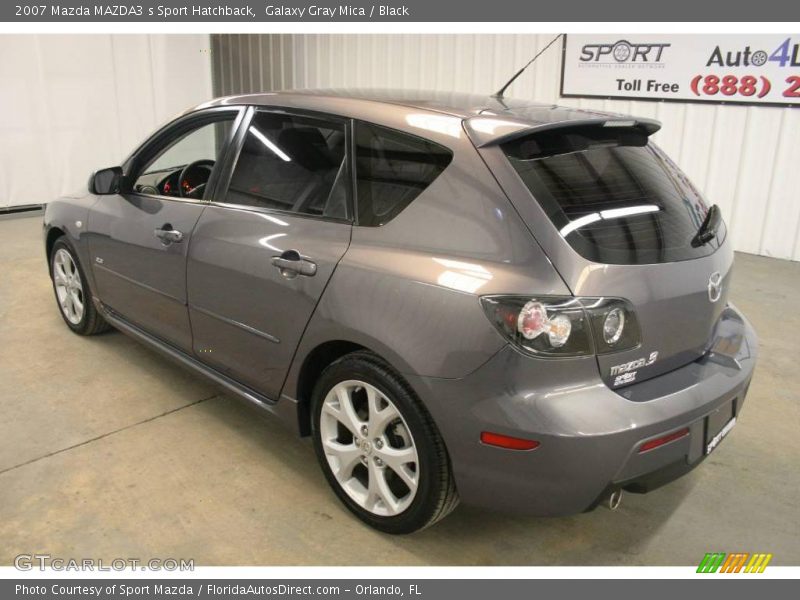 Galaxy Gray Mica / Black 2007 Mazda MAZDA3 s Sport Hatchback
