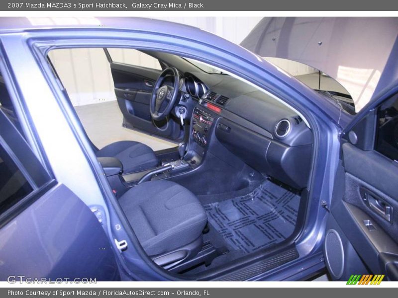 Galaxy Gray Mica / Black 2007 Mazda MAZDA3 s Sport Hatchback
