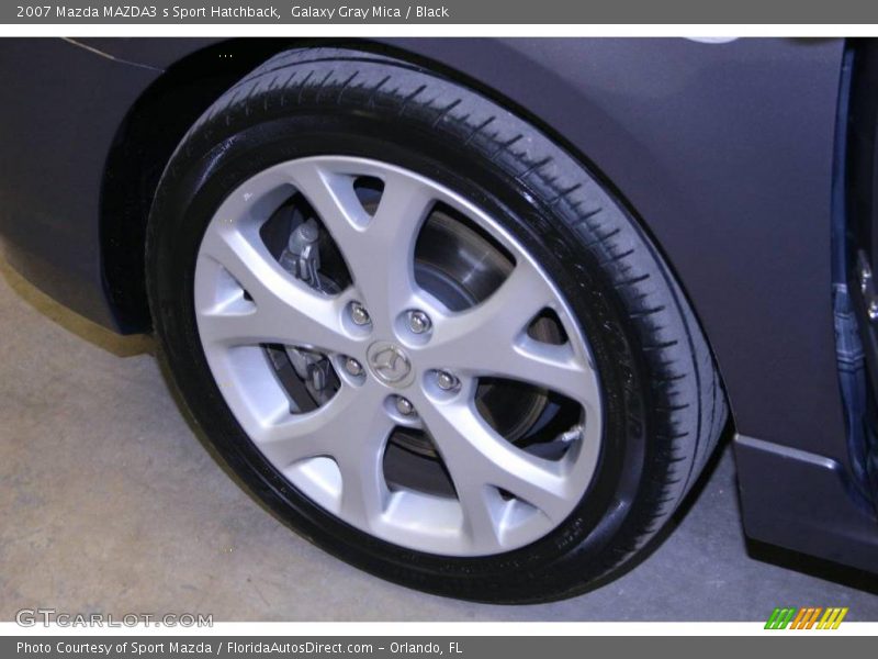 Galaxy Gray Mica / Black 2007 Mazda MAZDA3 s Sport Hatchback