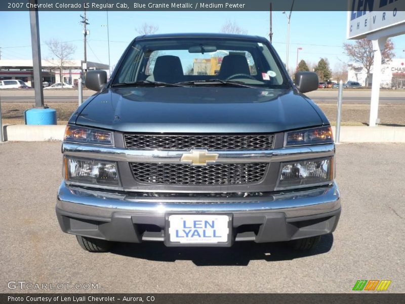 Blue Granite Metallic / Medium Pewter 2007 Chevrolet Colorado LS Regular Cab
