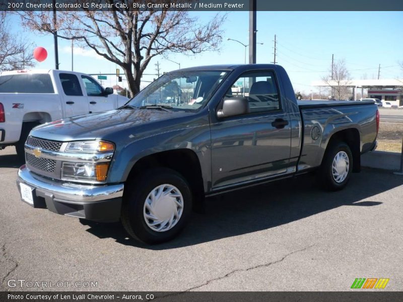 Blue Granite Metallic / Medium Pewter 2007 Chevrolet Colorado LS Regular Cab