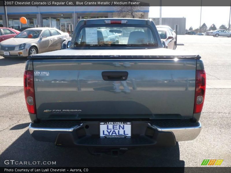 Blue Granite Metallic / Medium Pewter 2007 Chevrolet Colorado LS Regular Cab