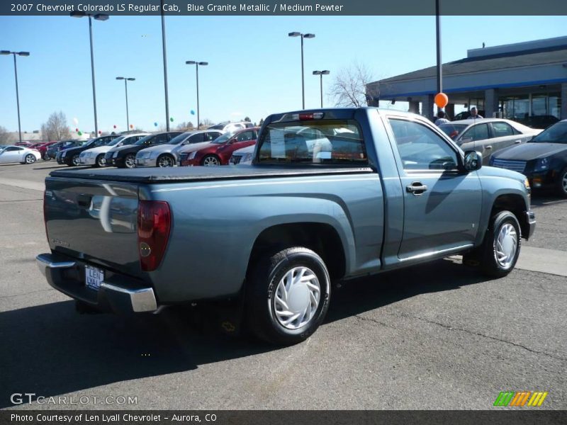 Blue Granite Metallic / Medium Pewter 2007 Chevrolet Colorado LS Regular Cab