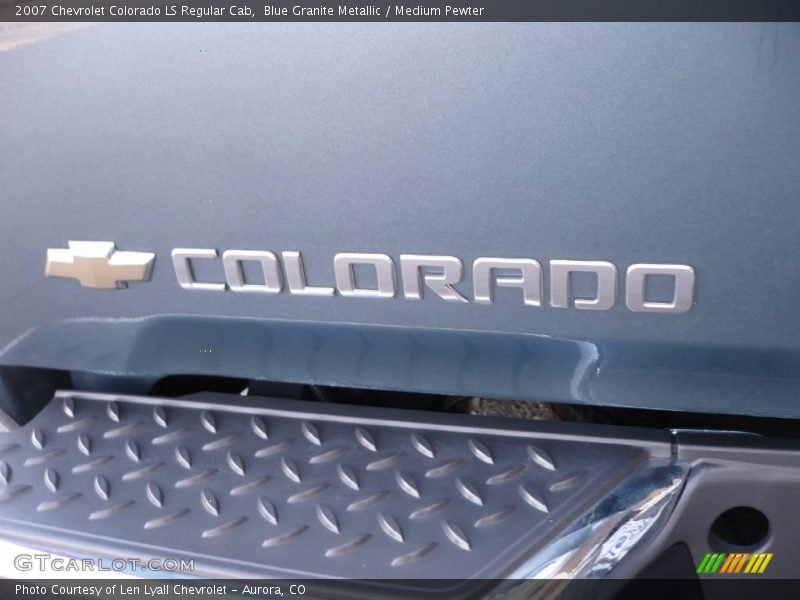 Blue Granite Metallic / Medium Pewter 2007 Chevrolet Colorado LS Regular Cab