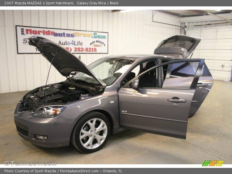 Galaxy Gray Mica / Black 2007 Mazda MAZDA3 s Sport Hatchback