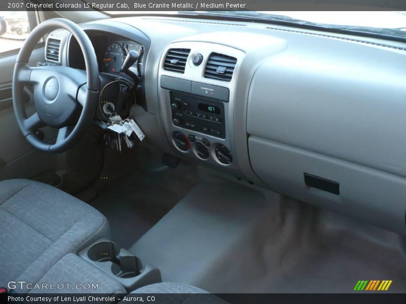 Blue Granite Metallic / Medium Pewter 2007 Chevrolet Colorado LS Regular Cab