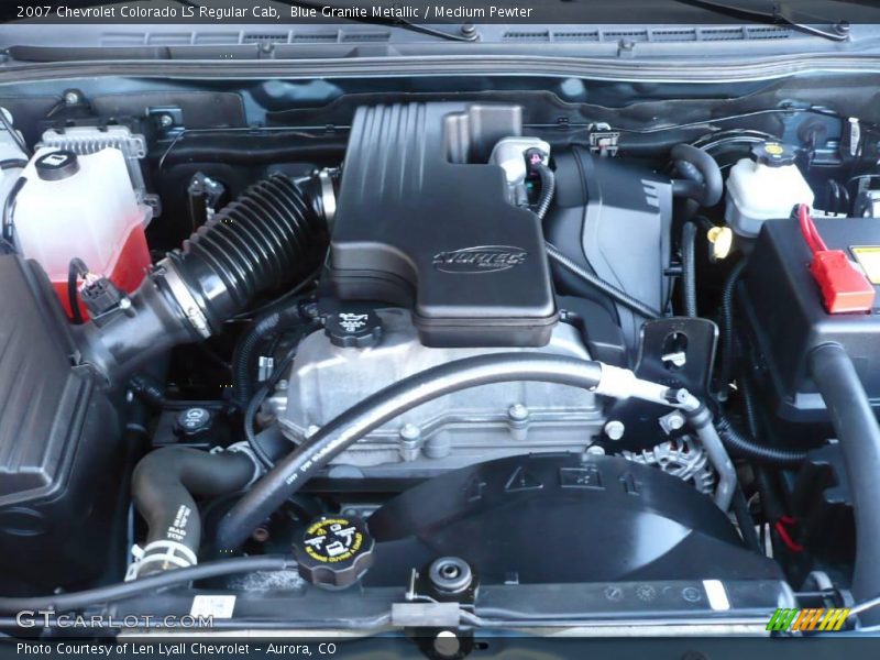 Blue Granite Metallic / Medium Pewter 2007 Chevrolet Colorado LS Regular Cab