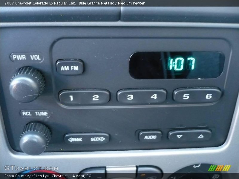 Blue Granite Metallic / Medium Pewter 2007 Chevrolet Colorado LS Regular Cab