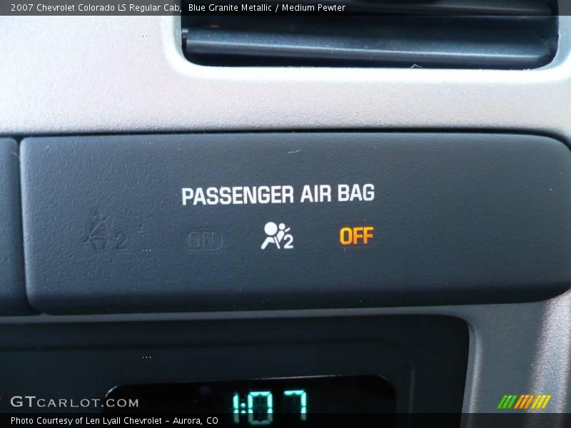 Blue Granite Metallic / Medium Pewter 2007 Chevrolet Colorado LS Regular Cab