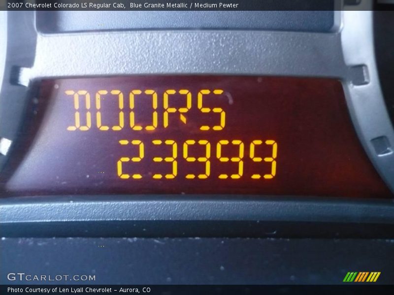 Blue Granite Metallic / Medium Pewter 2007 Chevrolet Colorado LS Regular Cab