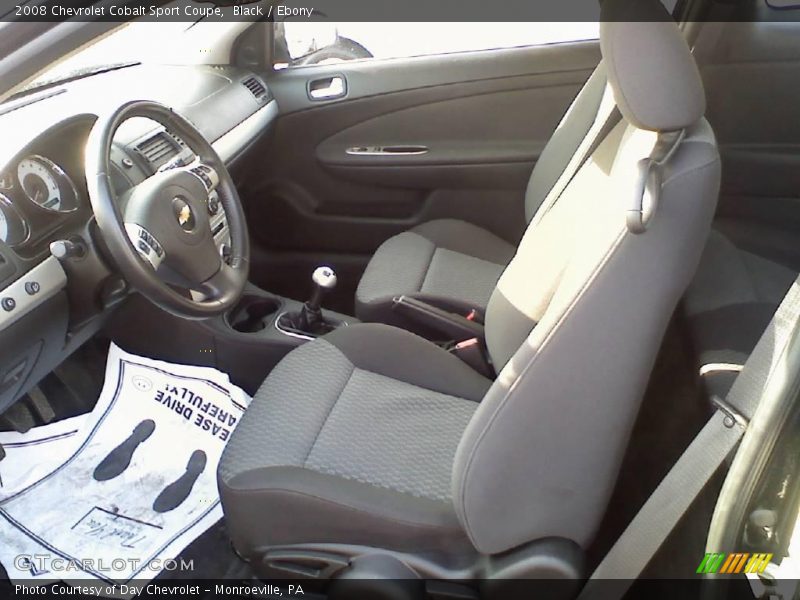 Black / Ebony 2008 Chevrolet Cobalt Sport Coupe