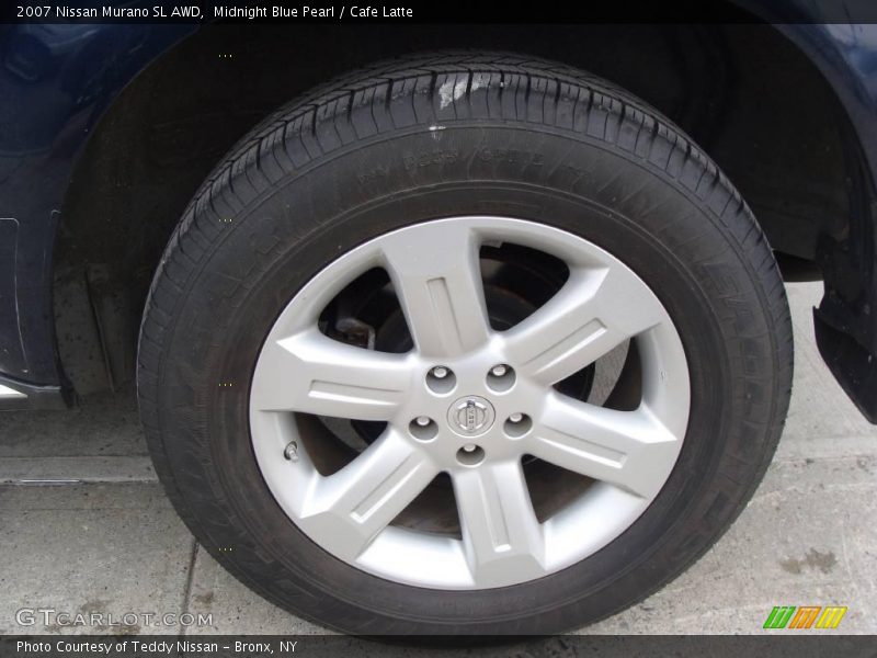 Midnight Blue Pearl / Cafe Latte 2007 Nissan Murano SL AWD