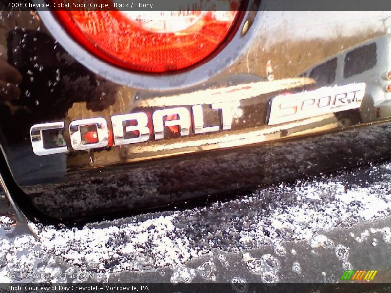 Black / Ebony 2008 Chevrolet Cobalt Sport Coupe