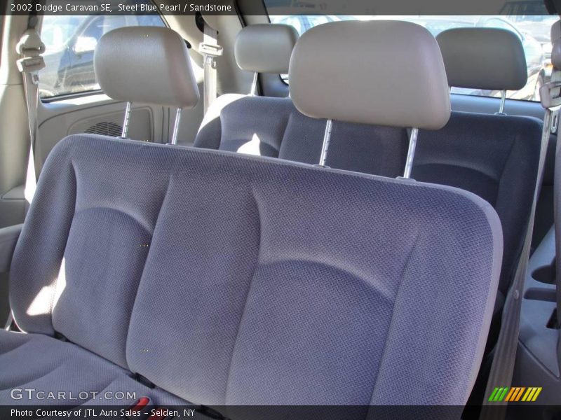 Steel Blue Pearl / Sandstone 2002 Dodge Caravan SE