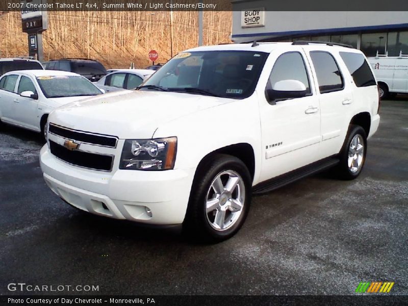 Summit White / Light Cashmere/Ebony 2007 Chevrolet Tahoe LT 4x4