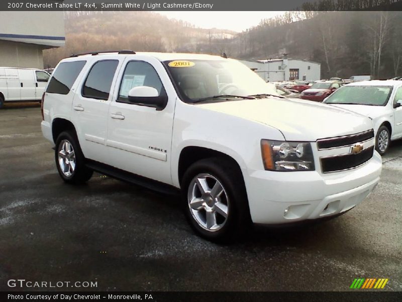 Summit White / Light Cashmere/Ebony 2007 Chevrolet Tahoe LT 4x4