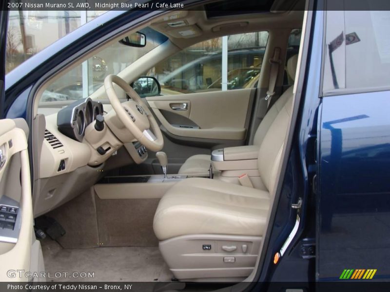 Midnight Blue Pearl / Cafe Latte 2007 Nissan Murano SL AWD