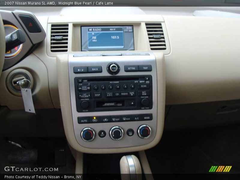 Midnight Blue Pearl / Cafe Latte 2007 Nissan Murano SL AWD