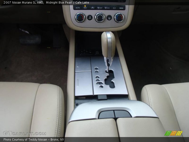 Midnight Blue Pearl / Cafe Latte 2007 Nissan Murano SL AWD