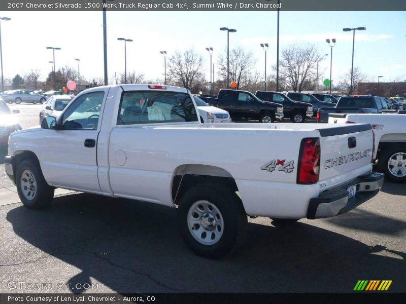 Summit White / Dark Charcoal 2007 Chevrolet Silverado 1500 Work Truck Regular Cab 4x4