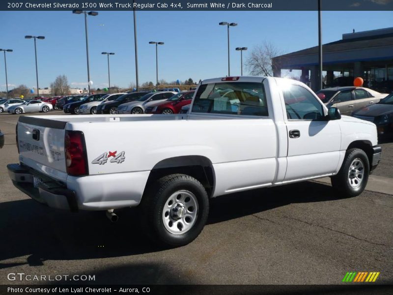 Summit White / Dark Charcoal 2007 Chevrolet Silverado 1500 Work Truck Regular Cab 4x4