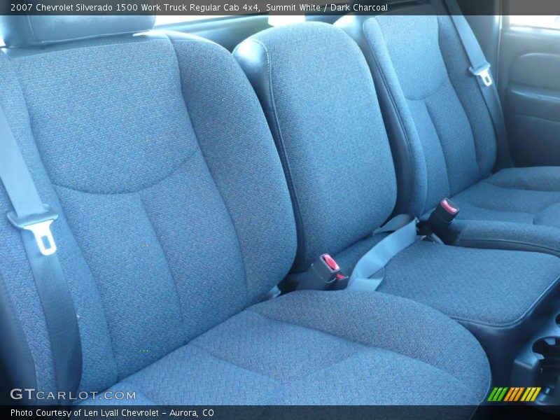 Summit White / Dark Charcoal 2007 Chevrolet Silverado 1500 Work Truck Regular Cab 4x4