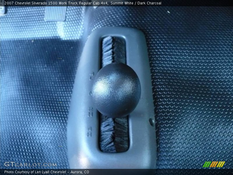 Summit White / Dark Charcoal 2007 Chevrolet Silverado 1500 Work Truck Regular Cab 4x4