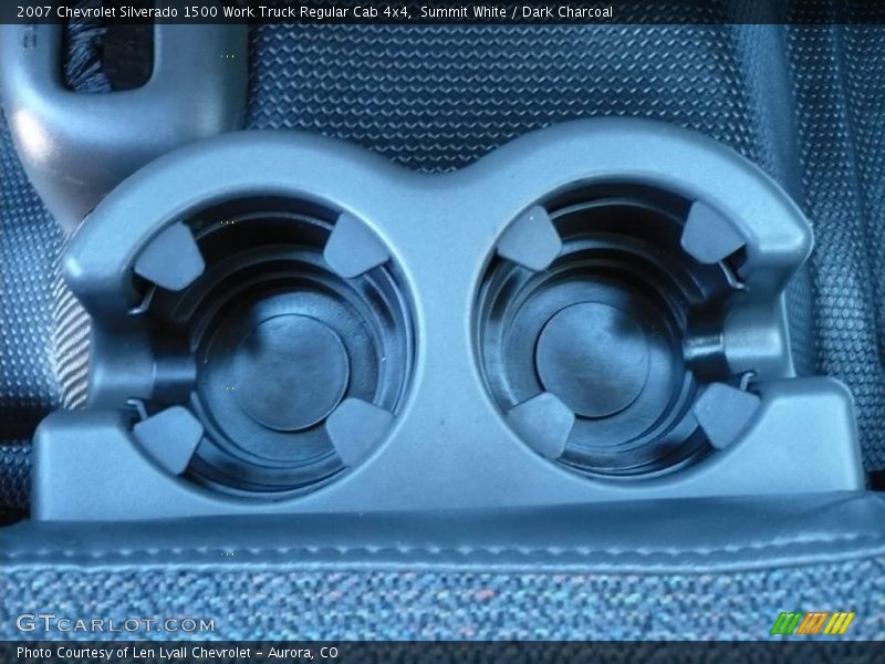 Summit White / Dark Charcoal 2007 Chevrolet Silverado 1500 Work Truck Regular Cab 4x4