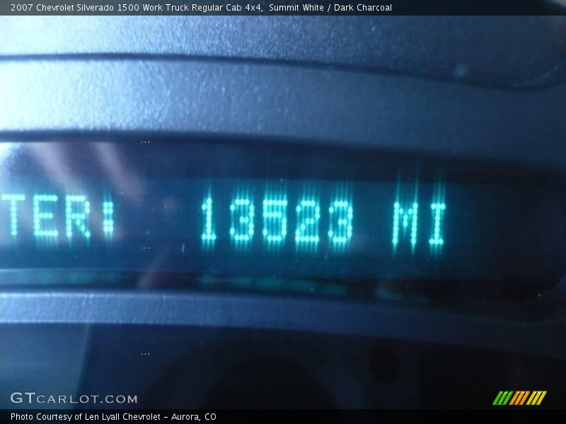 Summit White / Dark Charcoal 2007 Chevrolet Silverado 1500 Work Truck Regular Cab 4x4