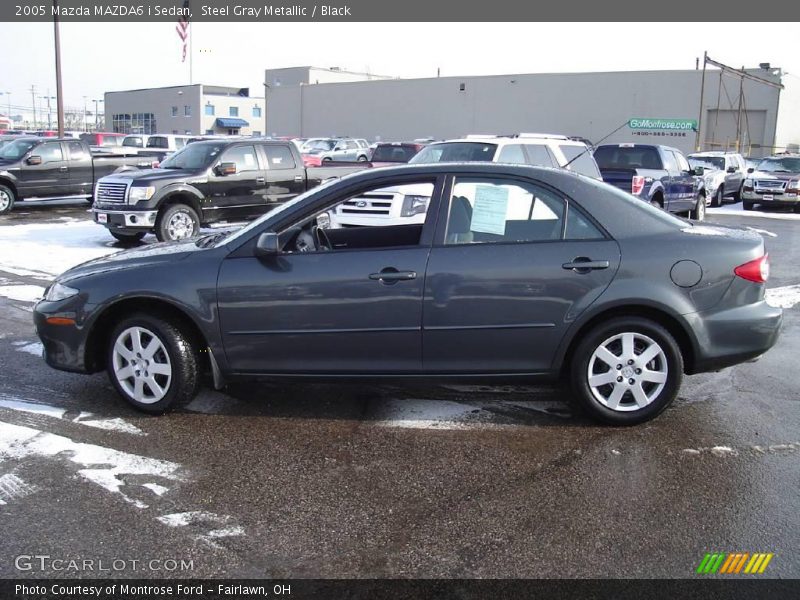 Steel Gray Metallic / Black 2005 Mazda MAZDA6 i Sedan