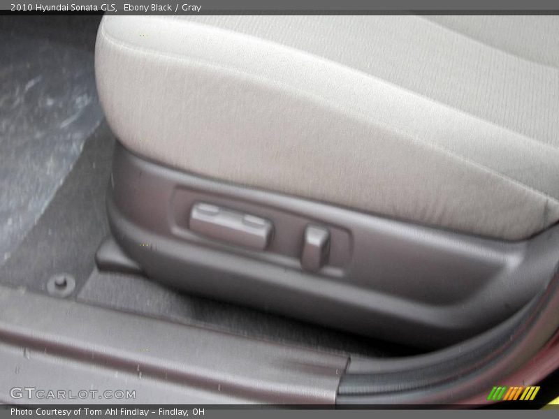 Ebony Black / Gray 2010 Hyundai Sonata GLS