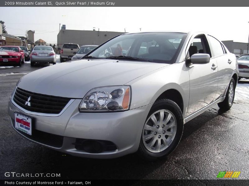 Quick Silver Pearl / Medium Gray 2009 Mitsubishi Galant ES