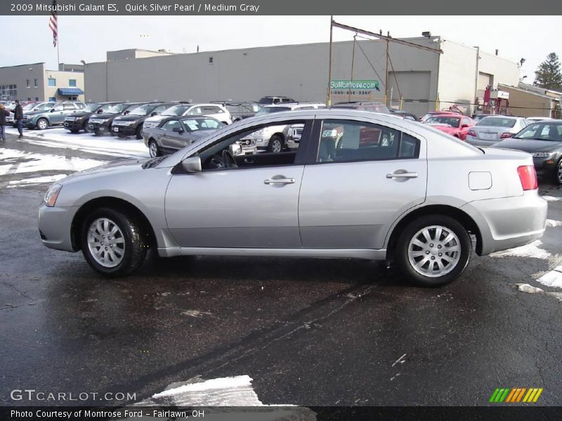 Quick Silver Pearl / Medium Gray 2009 Mitsubishi Galant ES