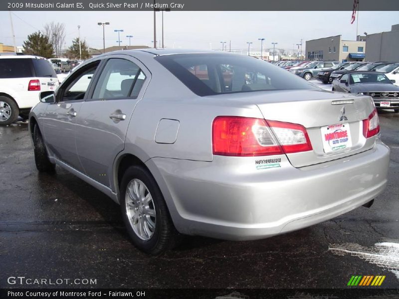 Quick Silver Pearl / Medium Gray 2009 Mitsubishi Galant ES