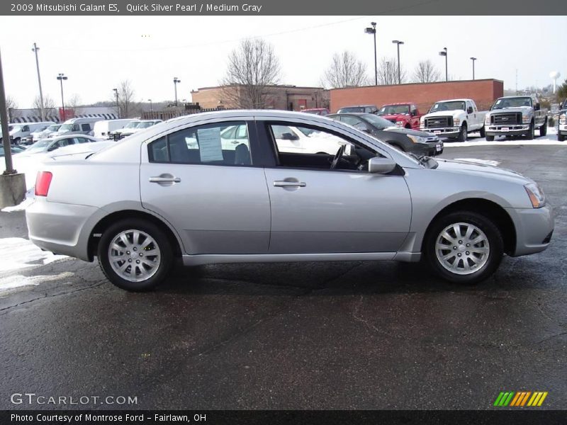 Quick Silver Pearl / Medium Gray 2009 Mitsubishi Galant ES