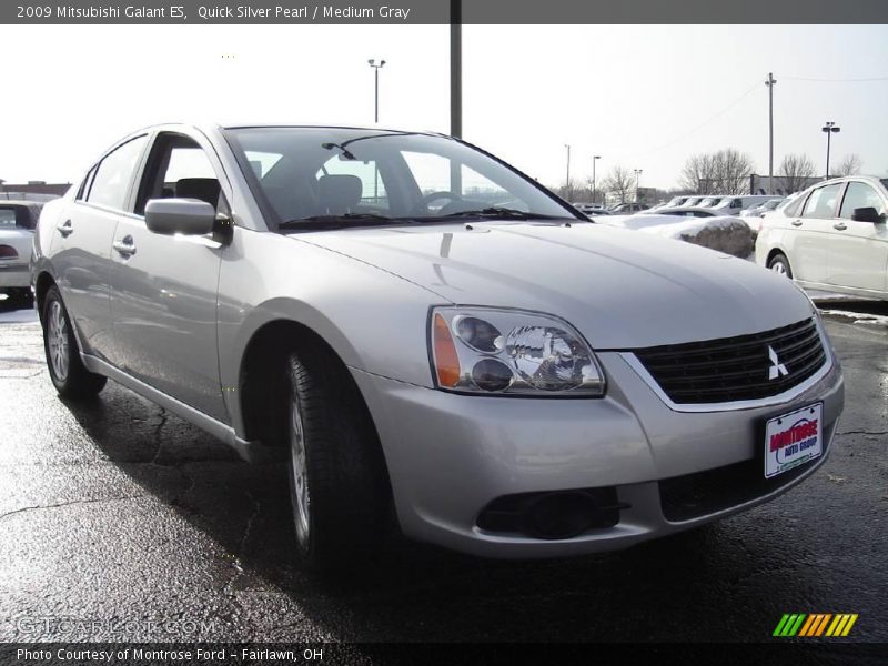 Quick Silver Pearl / Medium Gray 2009 Mitsubishi Galant ES
