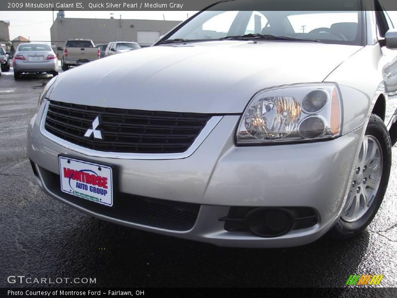 Quick Silver Pearl / Medium Gray 2009 Mitsubishi Galant ES