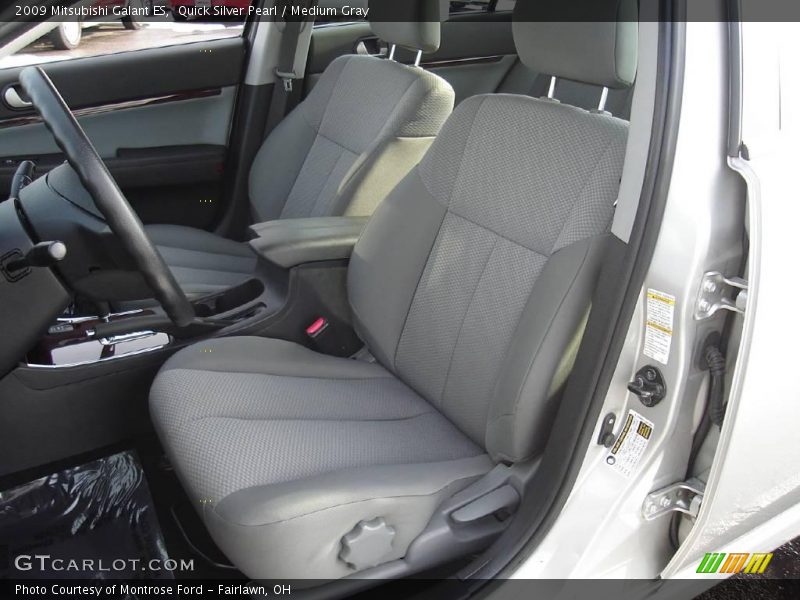 Quick Silver Pearl / Medium Gray 2009 Mitsubishi Galant ES