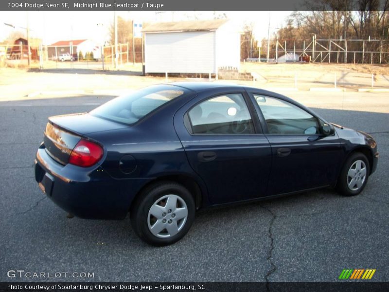 Midnight Blue Pearlcoat / Taupe 2004 Dodge Neon SE